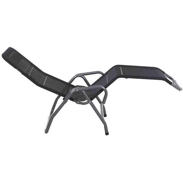 SIENA GARDEN Bito Kippliege anthrazit / schwarz